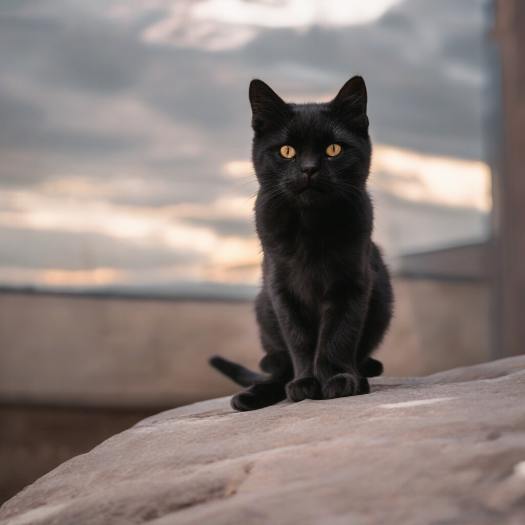 黒猫の一日　ストーリーフォト