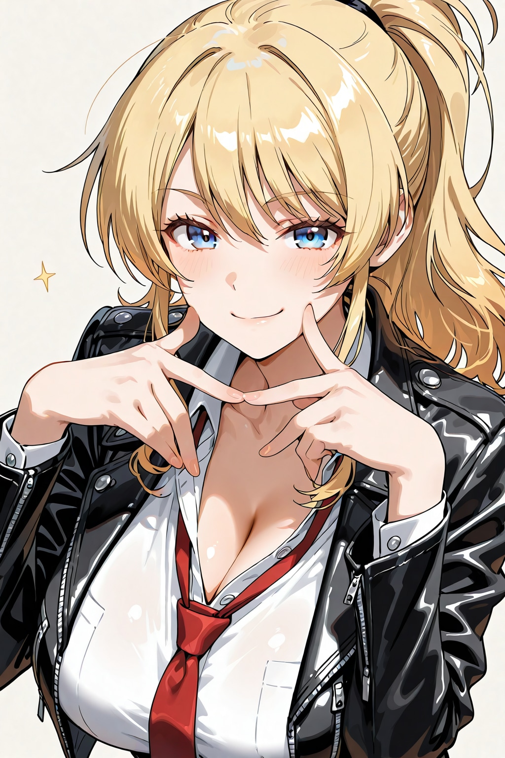 JK探偵・東雲カレン　顔アップ　その2　あと和歌語り