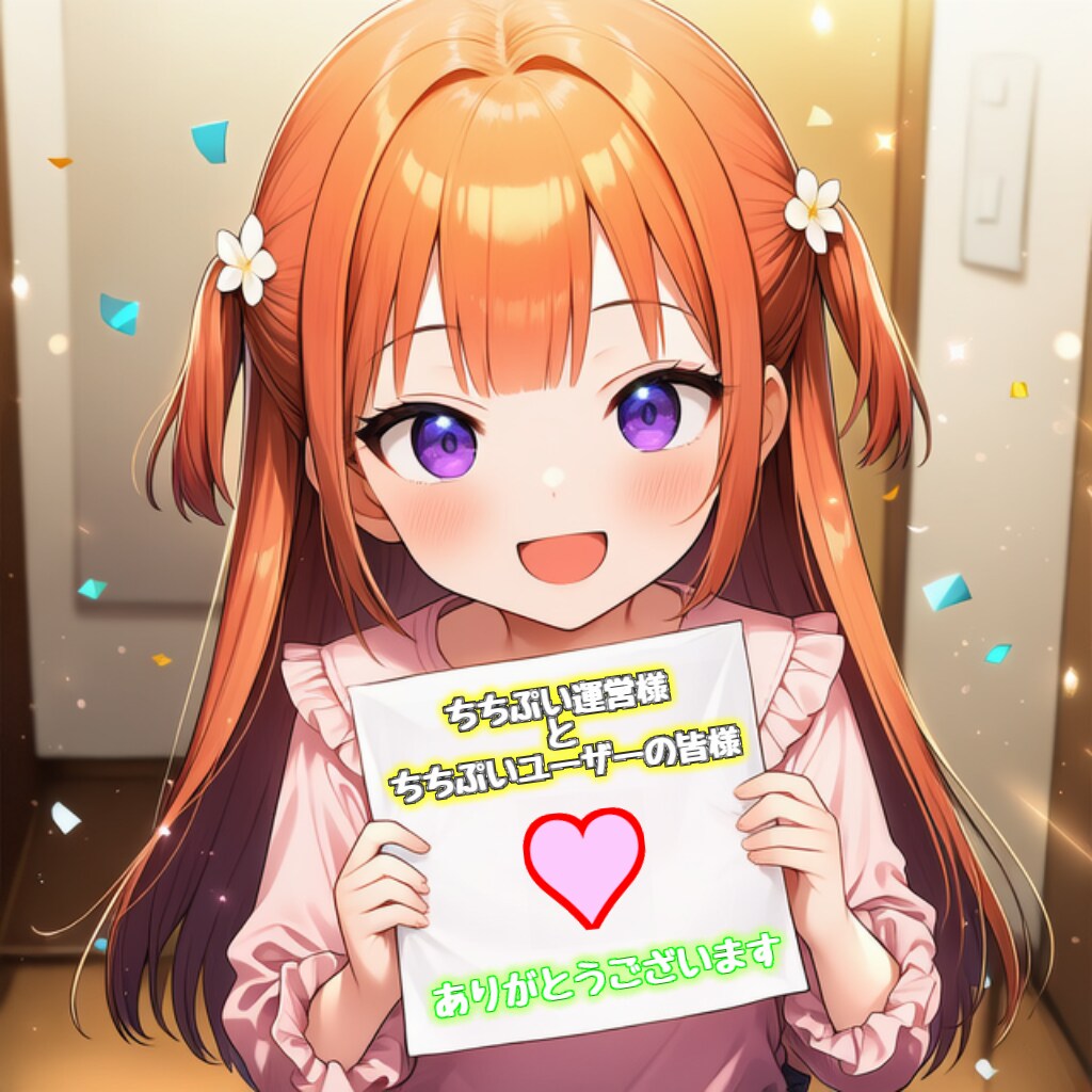 【企画サムネイル用】兎河冬華ちゃん『ちちぷい、ありがとう』