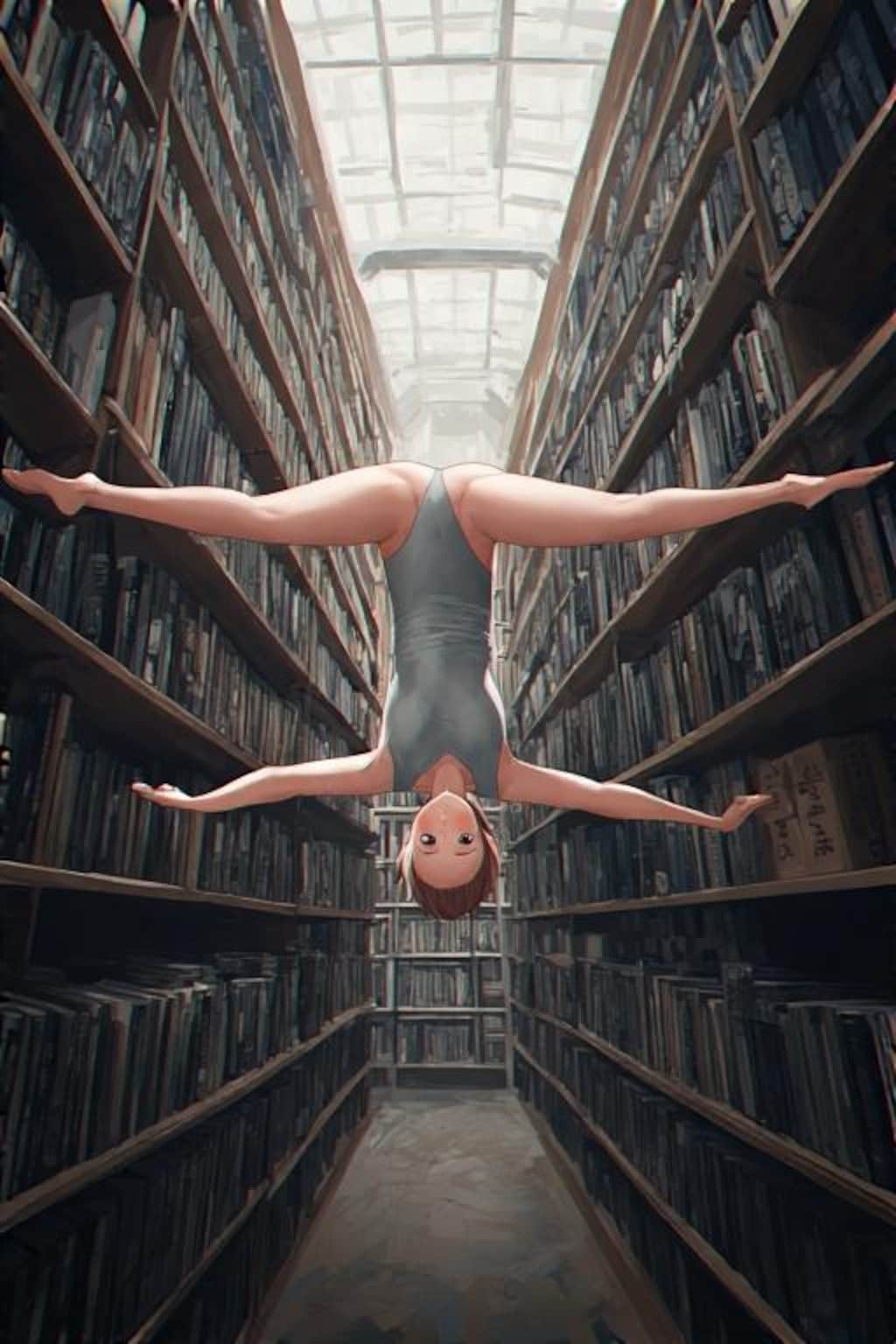 新体操　本棚種目