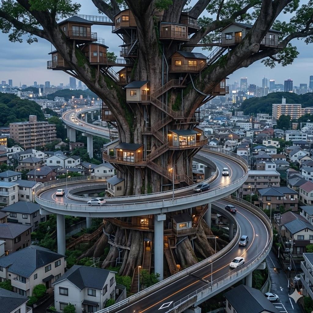 ユグドラシルの住宅街