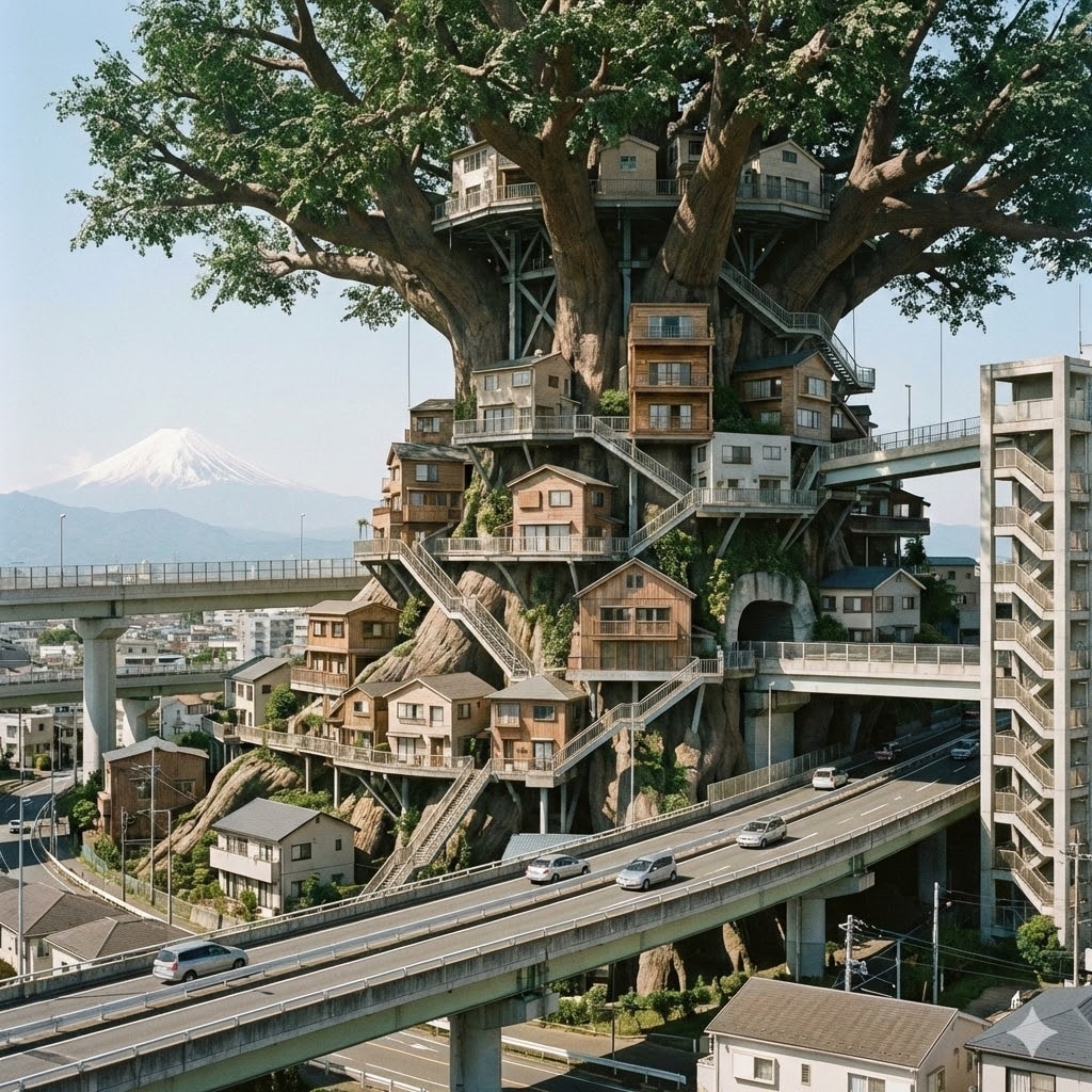 ユグドラシルの住宅街