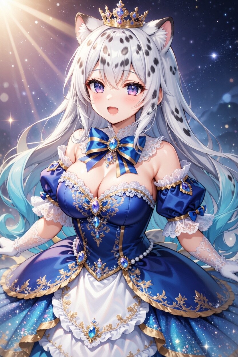 ブラッシュアップユキヒョウお姫様