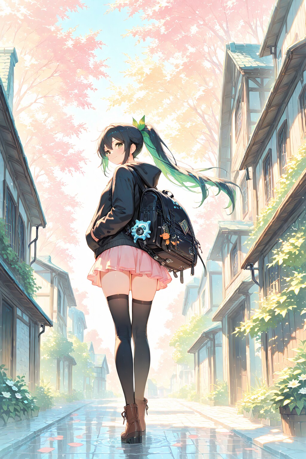 春に踏み出す道