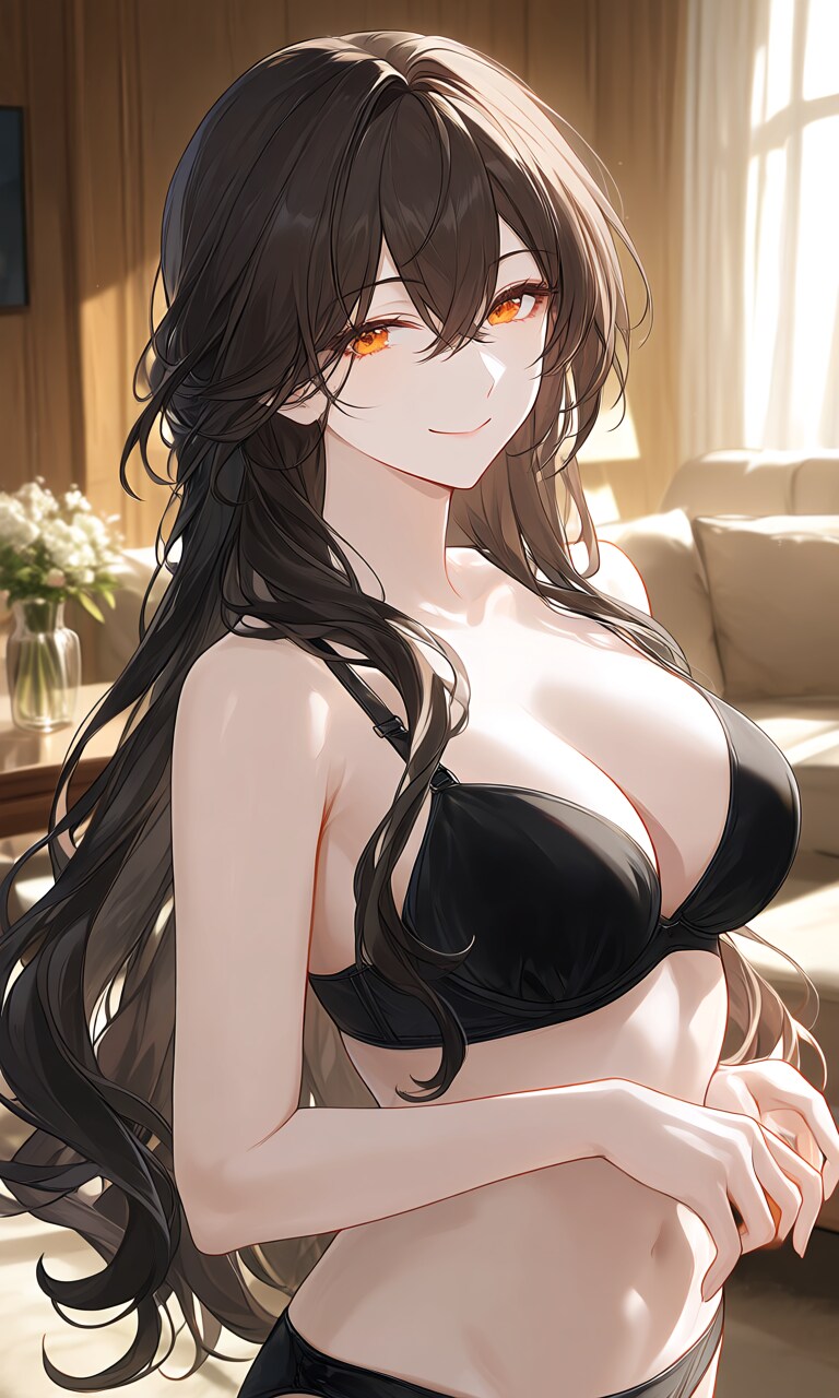 【うちの子ママ】ナナさん下着姿