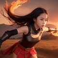 グランゼンの火を操る美少女 4枚目