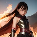 グランゼンの火を操る美少女 2枚目