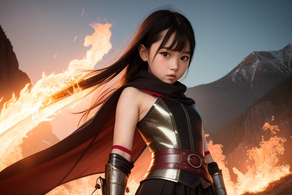 グランゼンの火を操る美少女