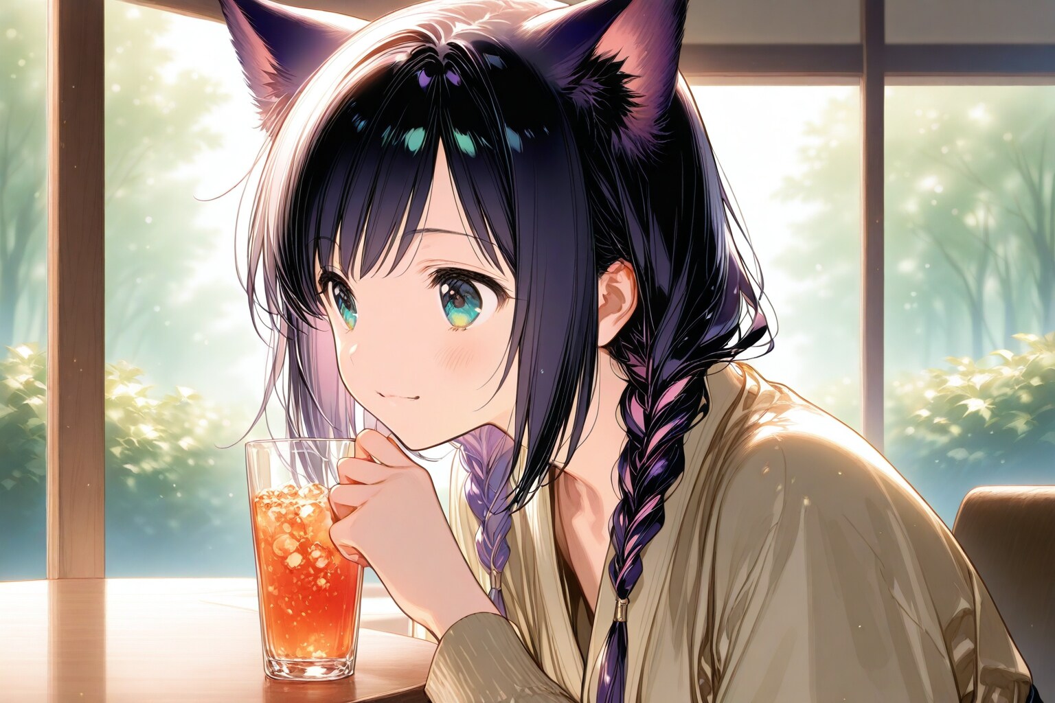 朝の森でひとやすみ | の人気AIイラスト・グラビア