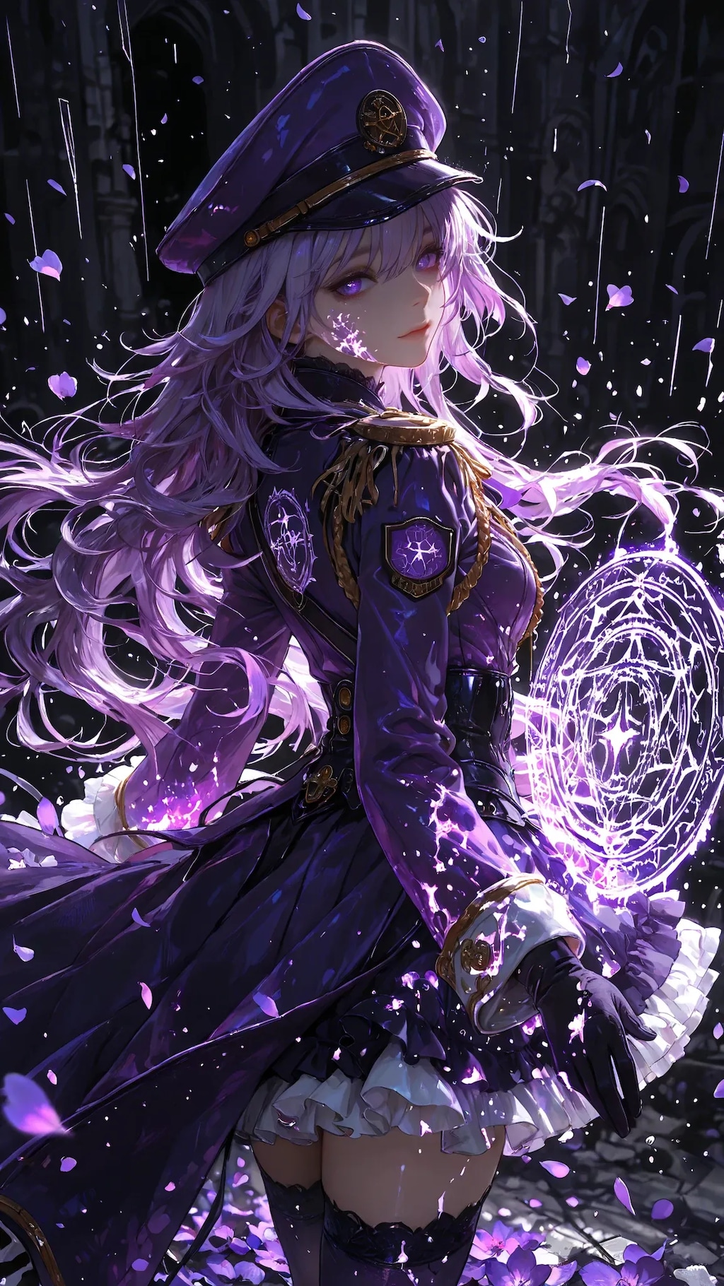 紫色の魔導士