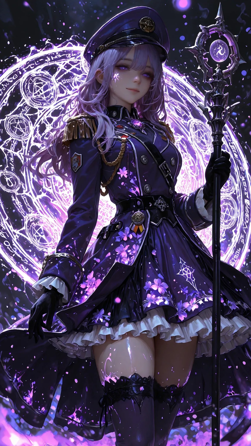 紫色の魔導士