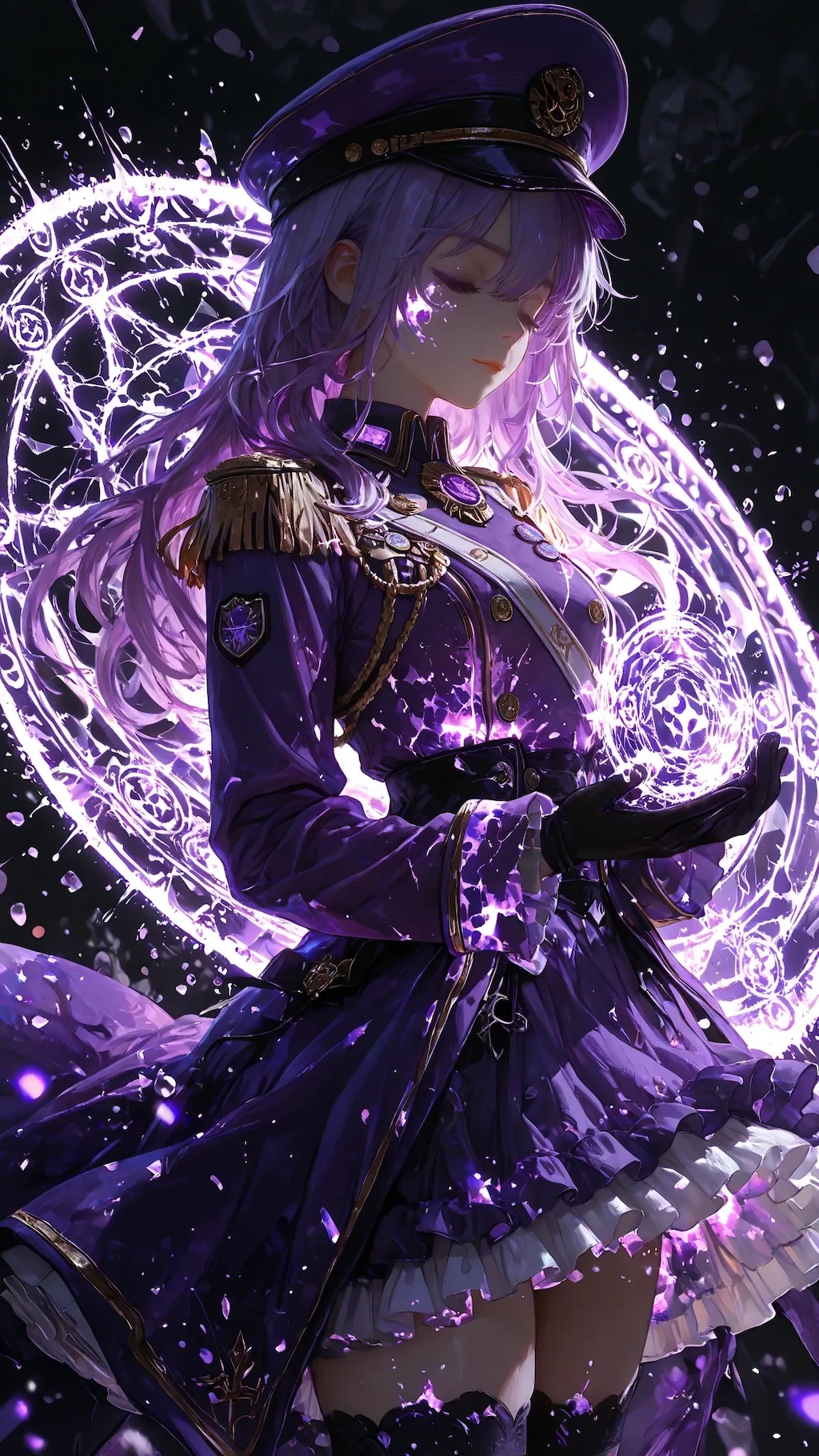 紫色の魔導士