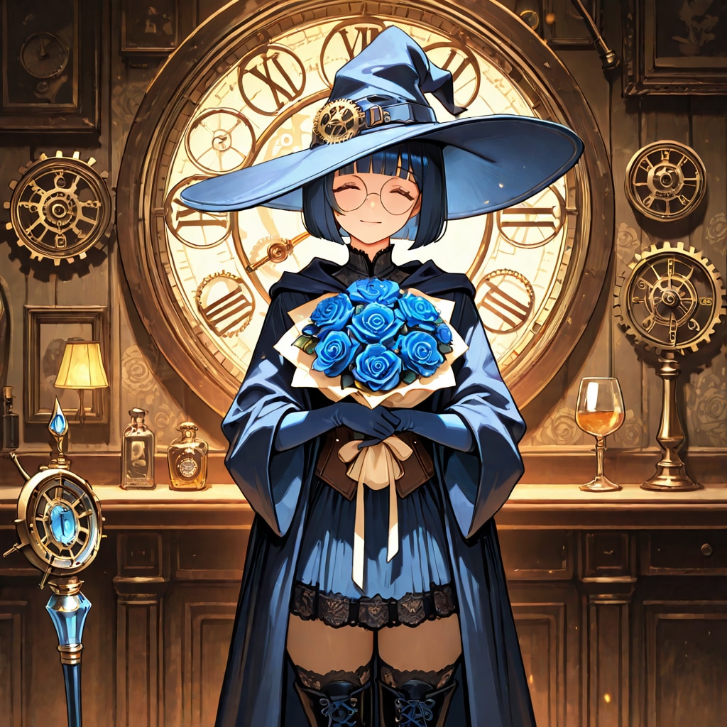 青い薔薇 | の人気AIイラスト・グラビア