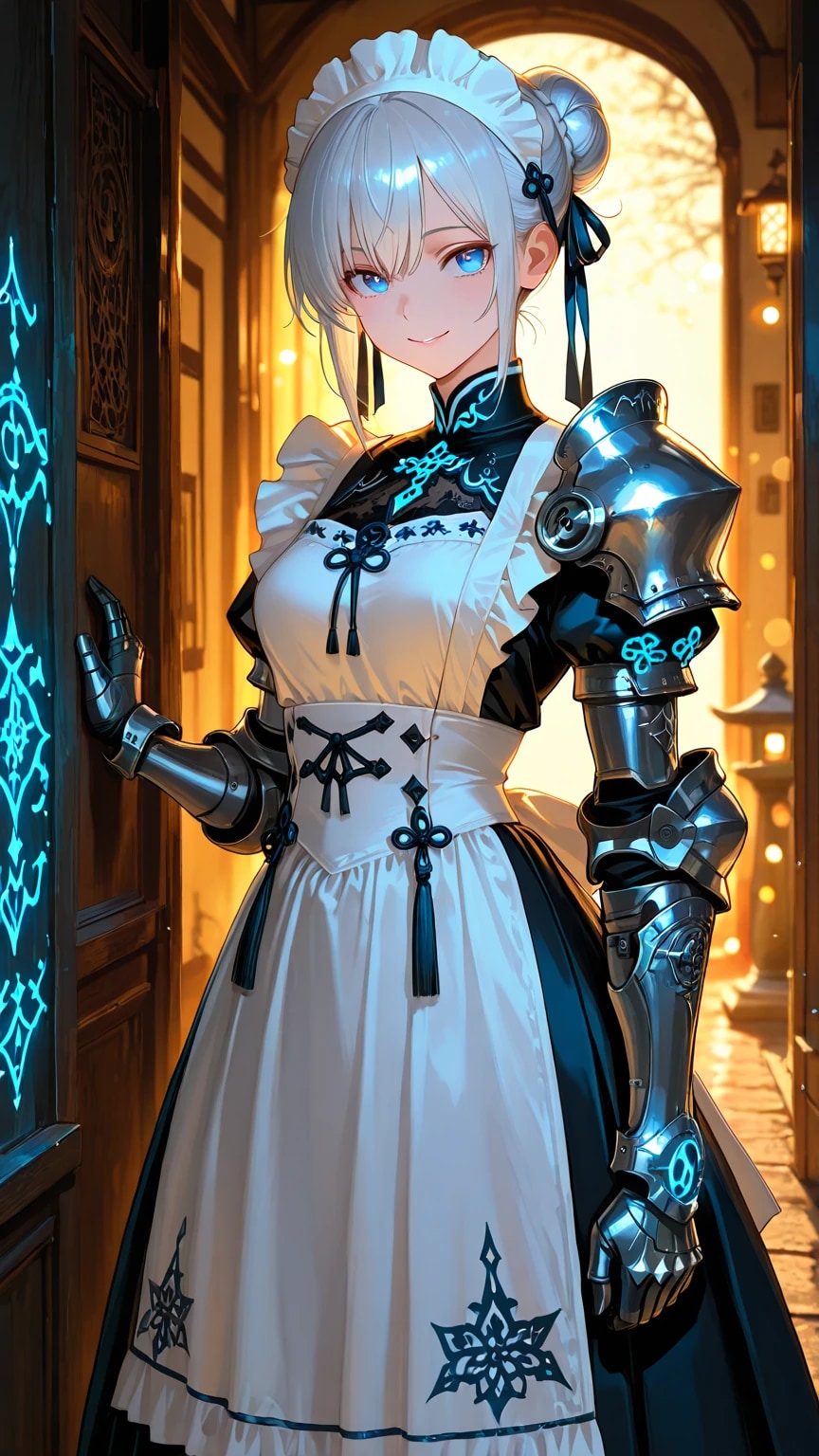 甲冑メイドというテーマでアメリアと奏に着てもらいました