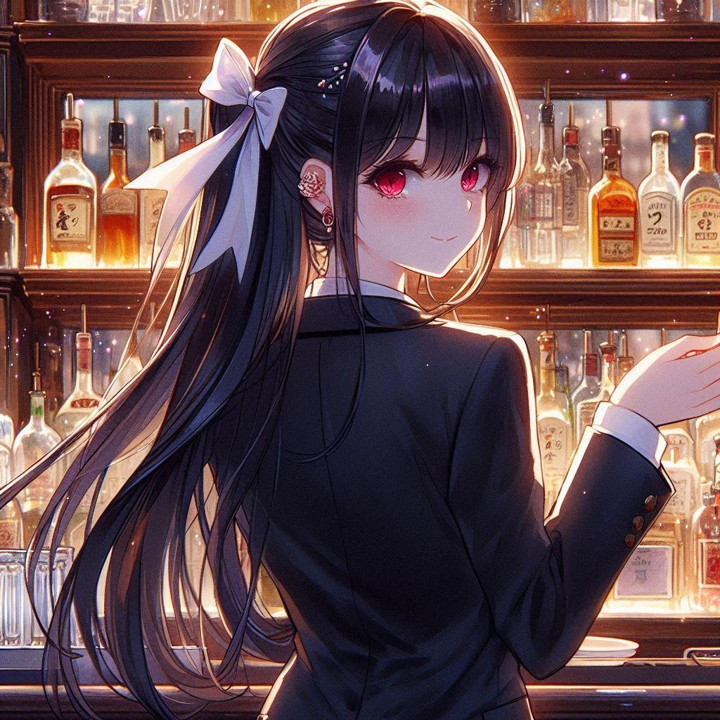 遥さんの後ろ姿