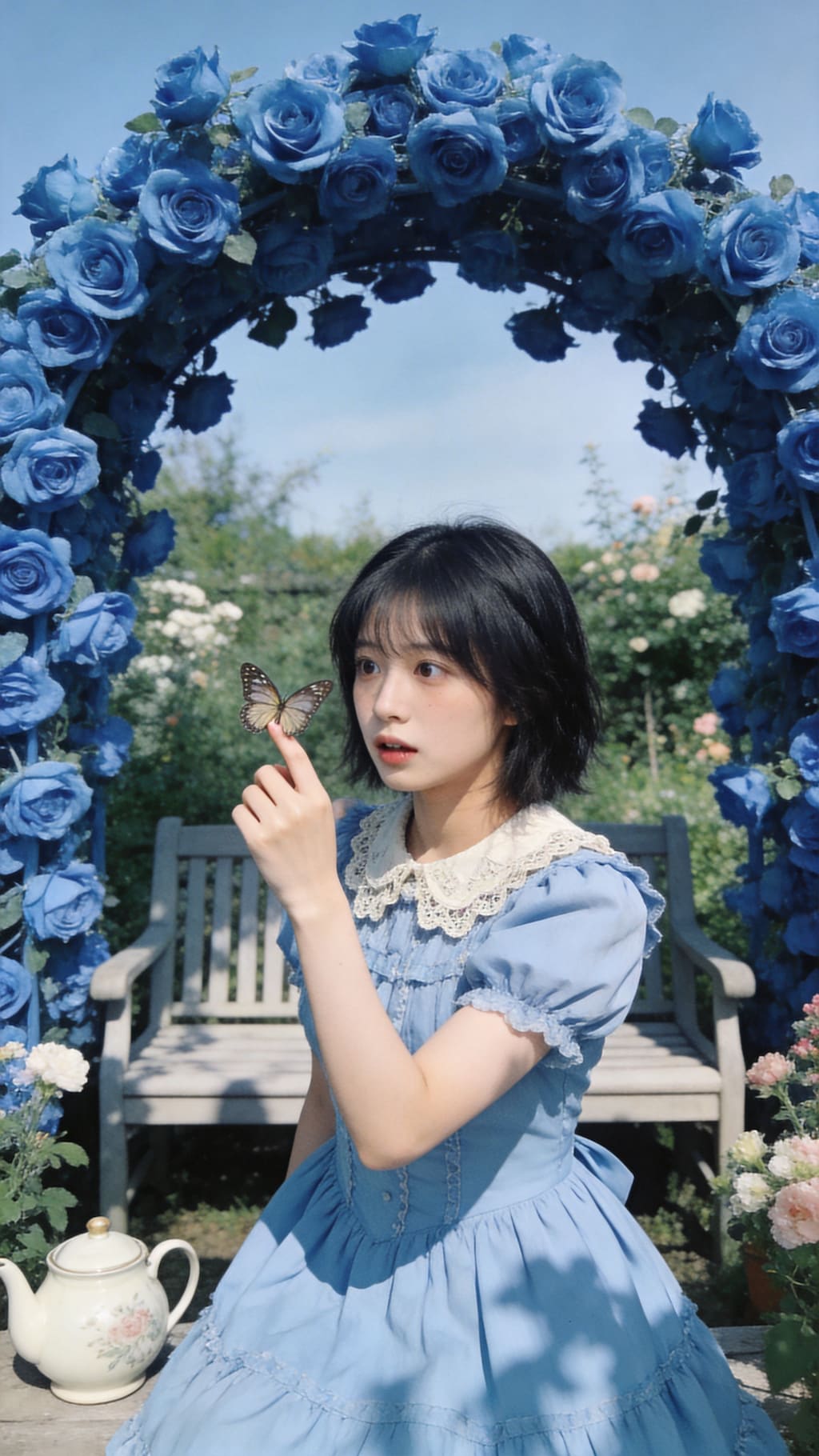 A Blue Garden That Shouldn’t Exist