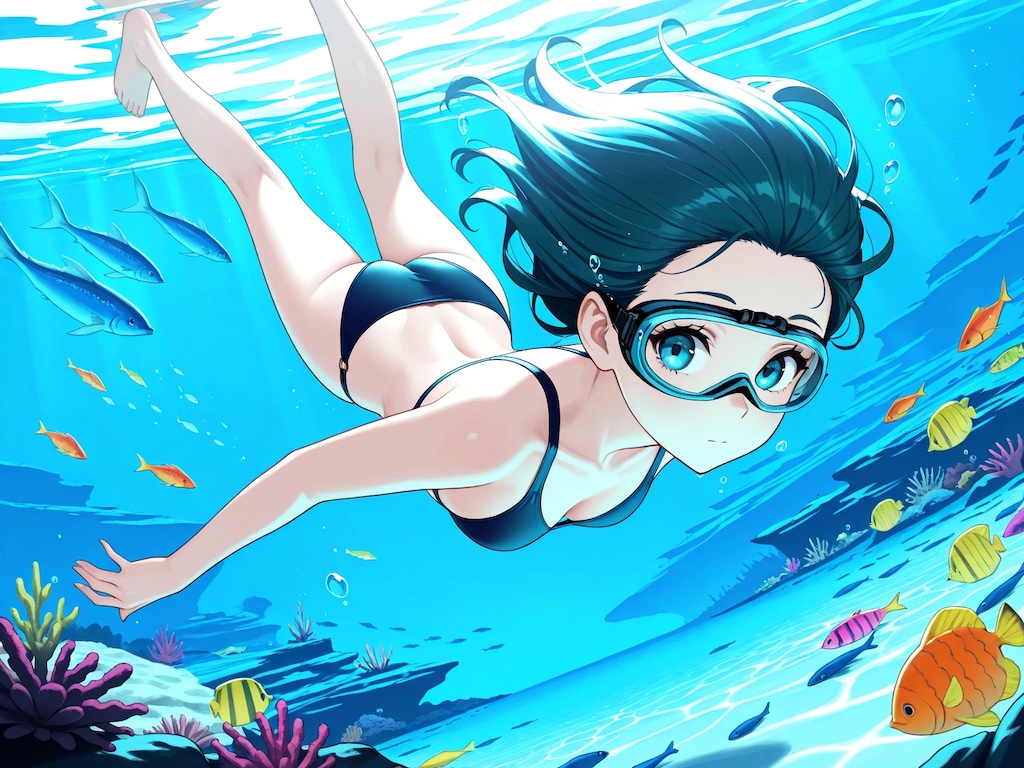 水中詰め合わせ ゴーグル編