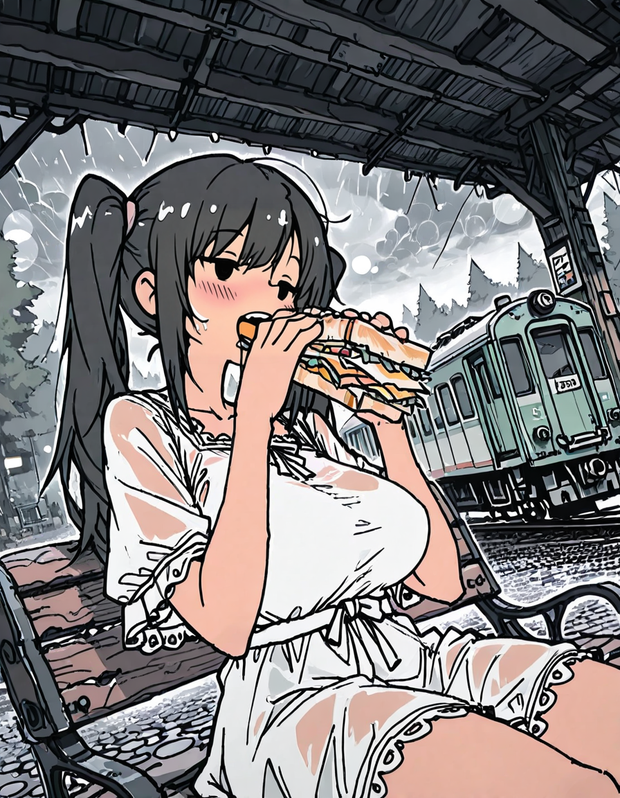 遅めの昼食 | の人気AIイラスト・グラビア