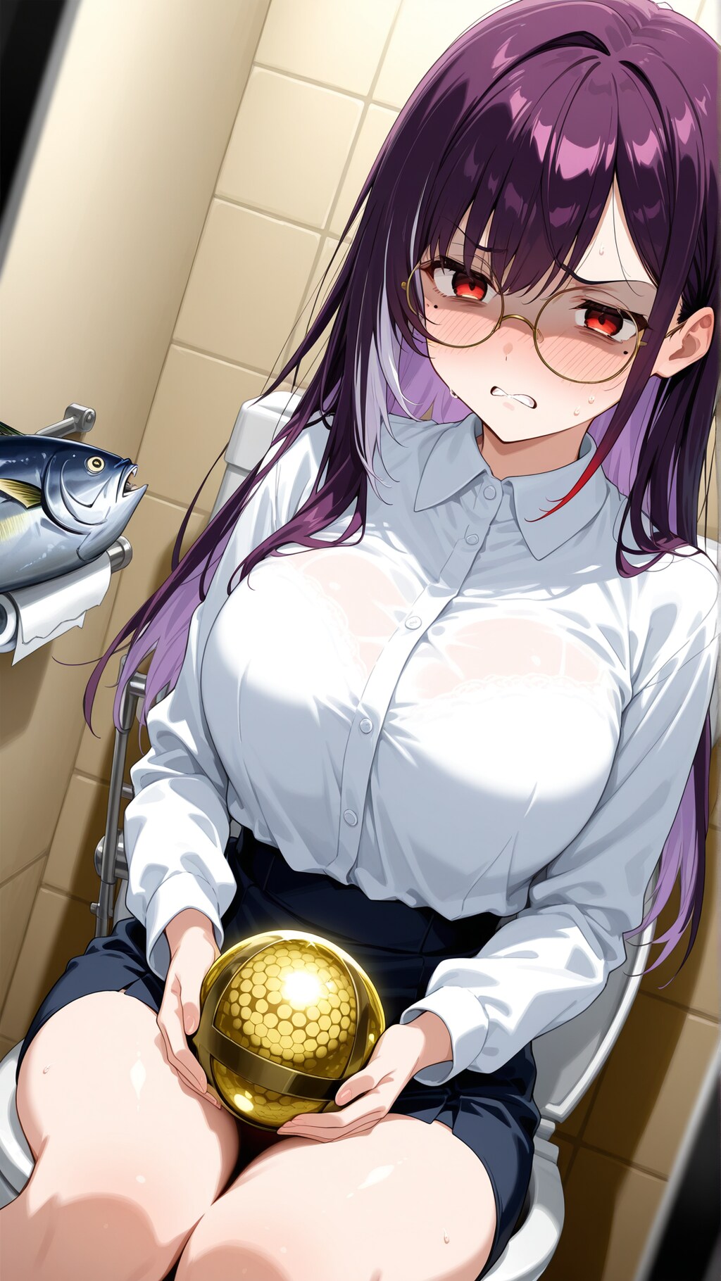 みんなで化粧室！