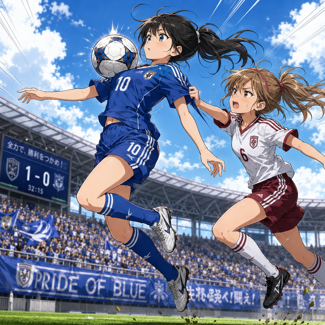 ゴール前の熱戦