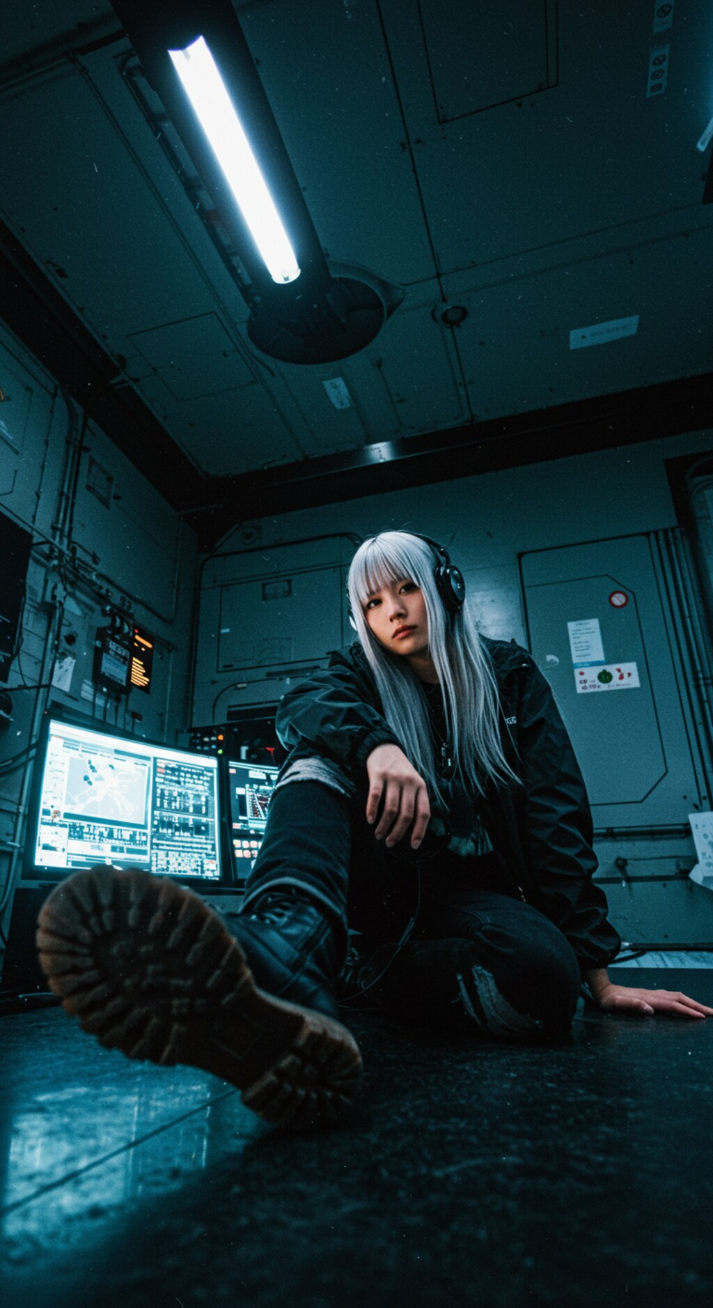 銀髪のアサシン娘