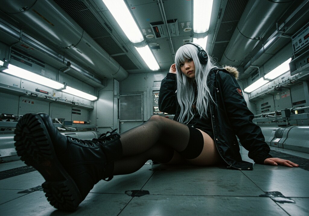 銀髪のアサシン娘