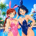 青バニーは仲間をよんだ 2枚目