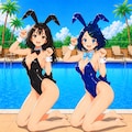 青バニーは仲間をよんだ 9枚目