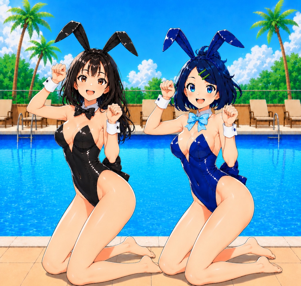 青バニーは仲間をよんだ