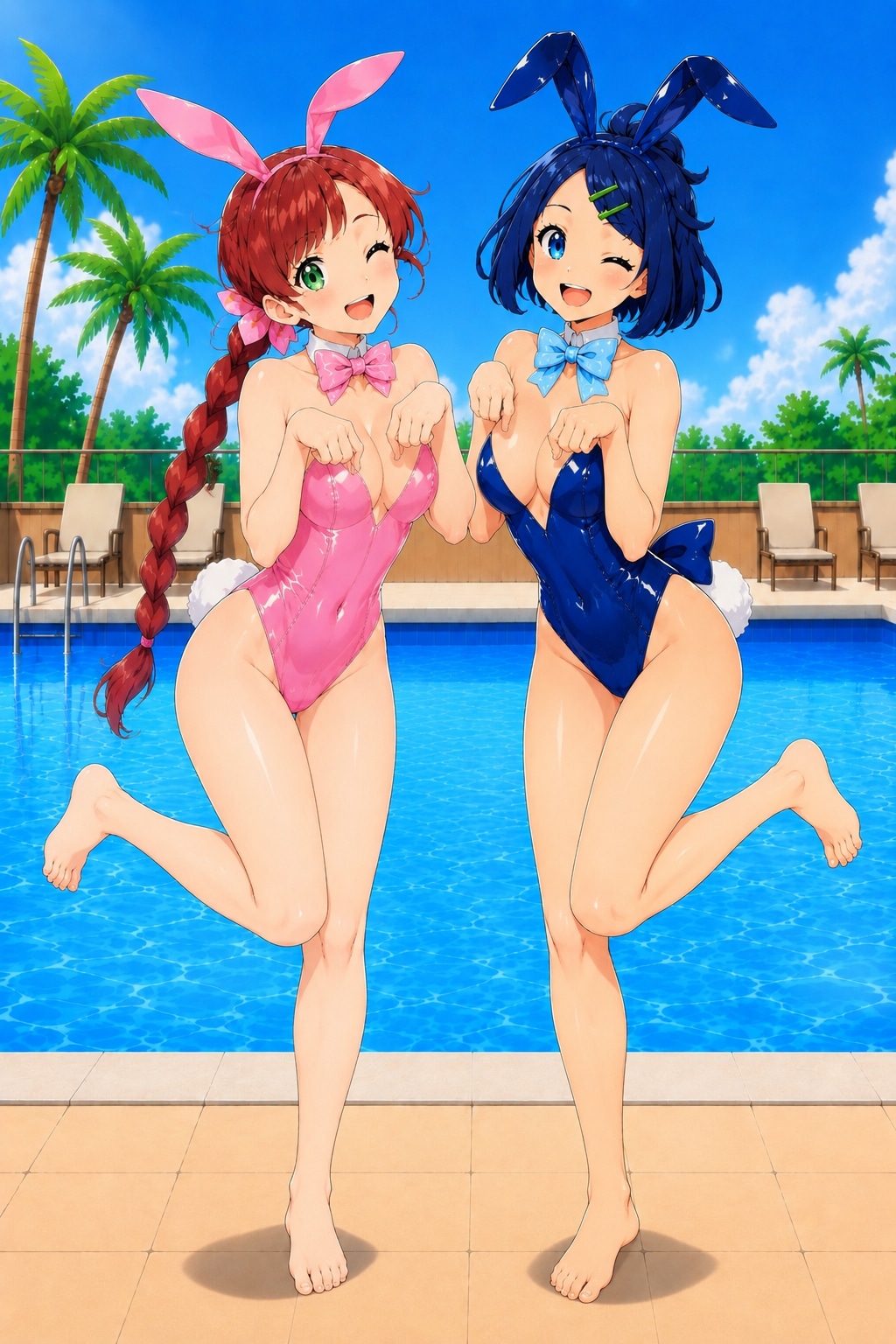 青バニーは仲間をよんだ