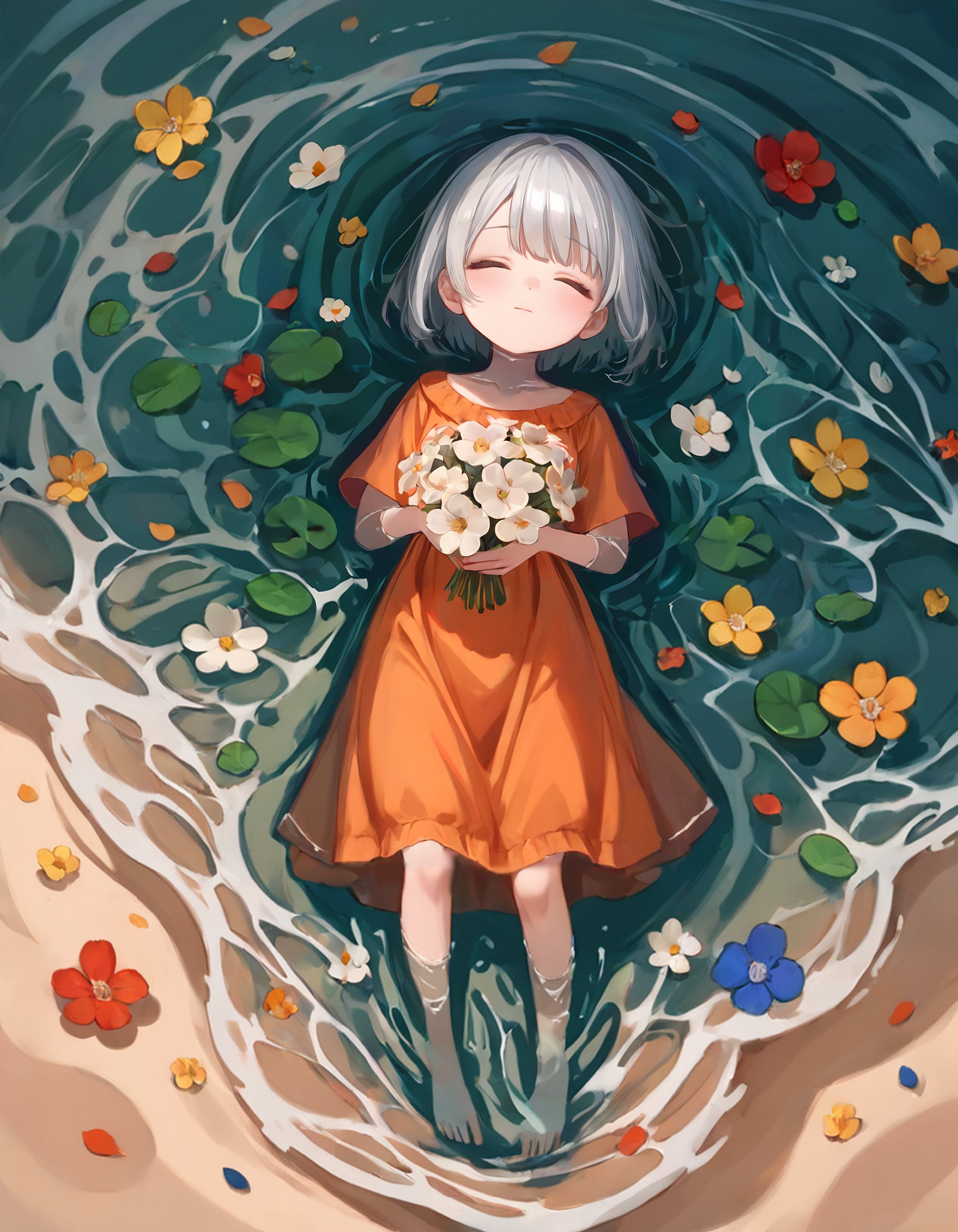 海に還る夢 | の人気AIイラスト・グラビア