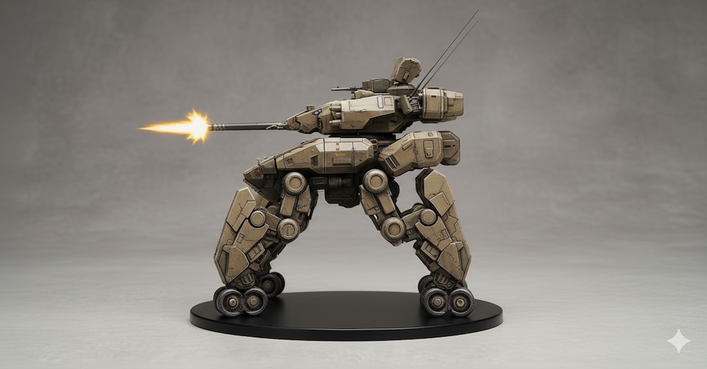 男のロマン♪多脚戦車（生成品）の立体化♪