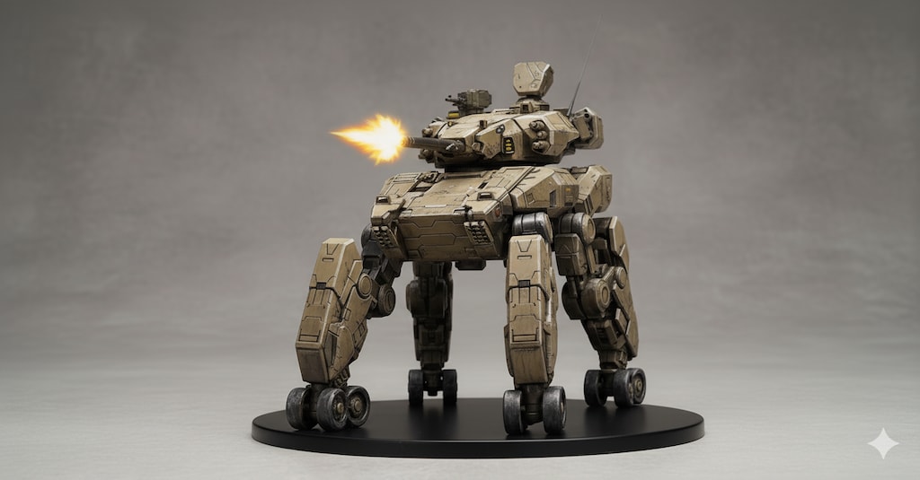 男のロマン♪多脚戦車（生成品）の立体化♪