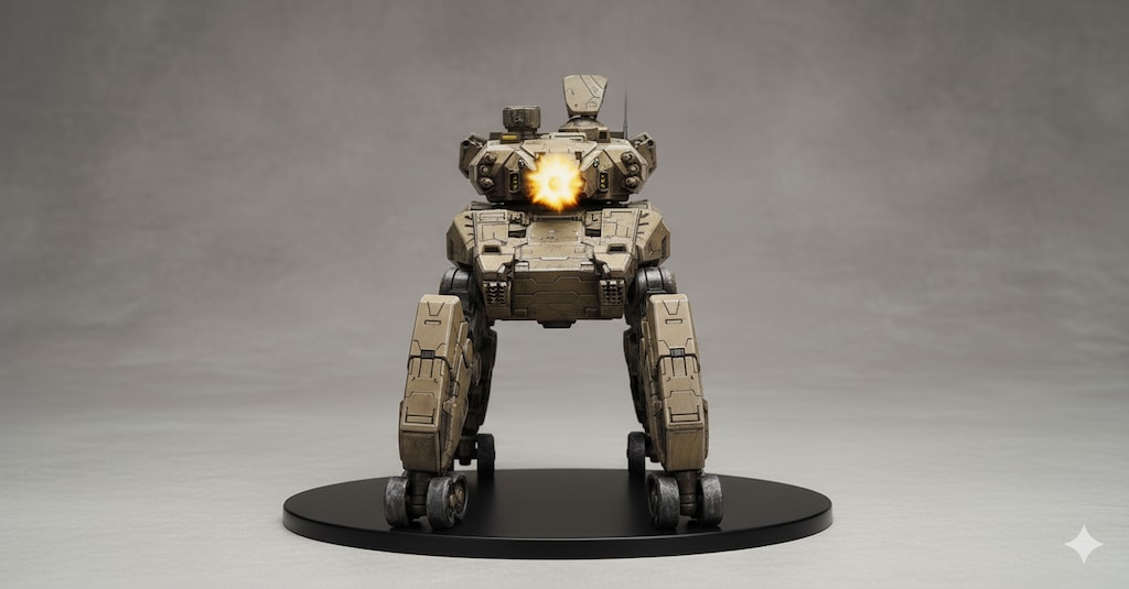 男のロマン♪多脚戦車（生成品）の立体化♪