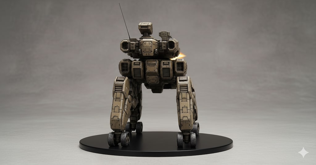 男のロマン♪多脚戦車（生成品）の立体化♪