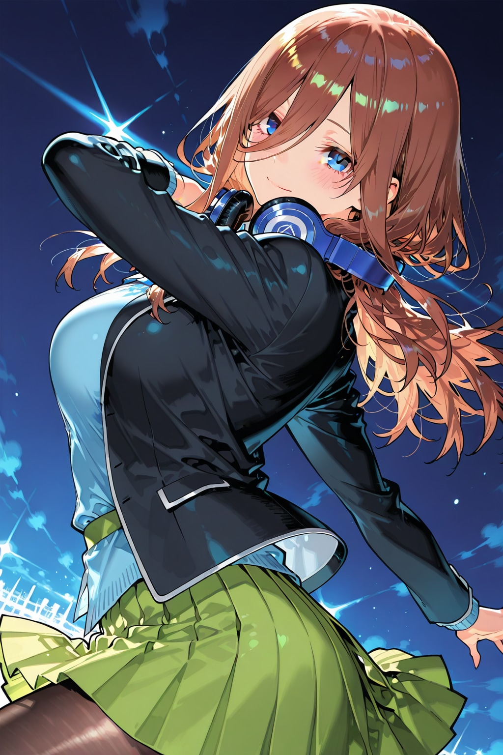 ちち生で中野三玖 | の人気AIイラスト・グラビア