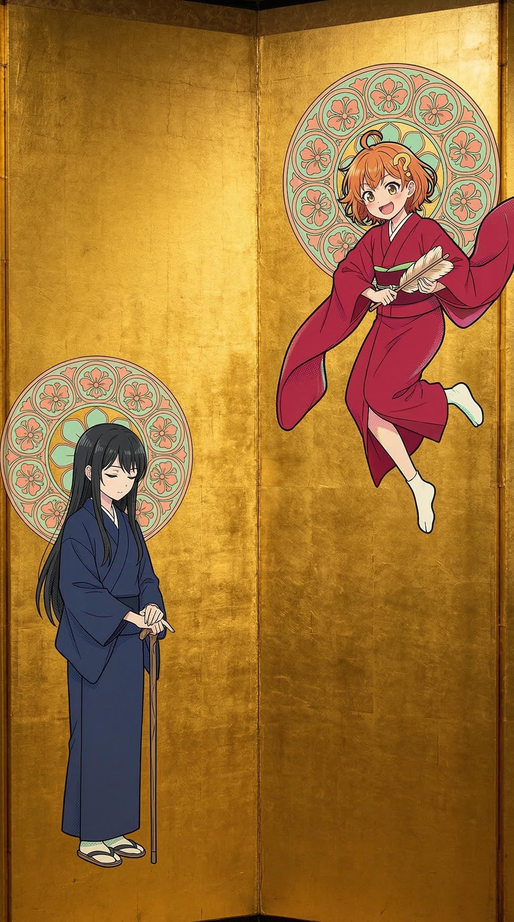 浮世絵・屏風絵風