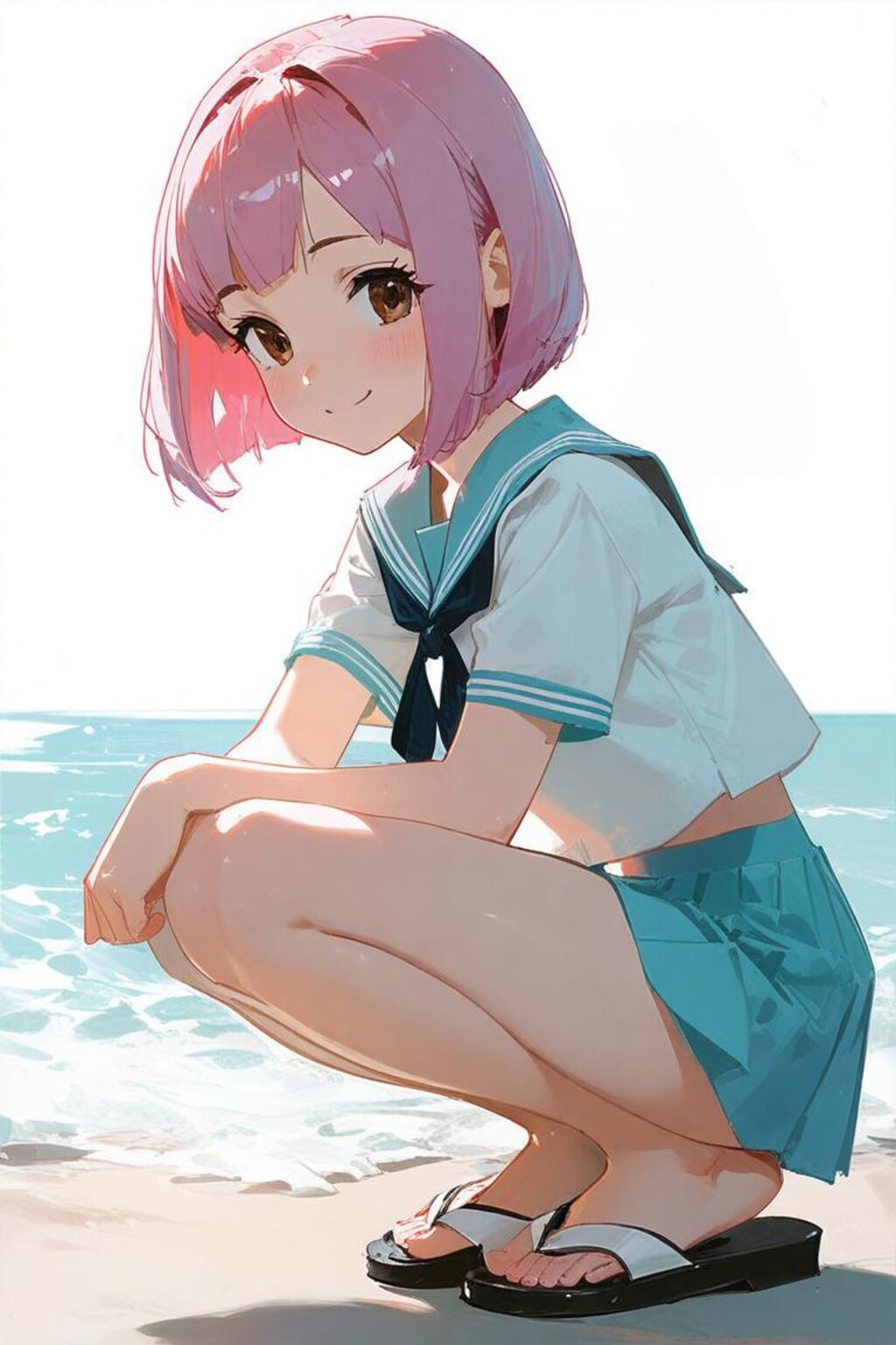 ピンクのボブ子ちゃん