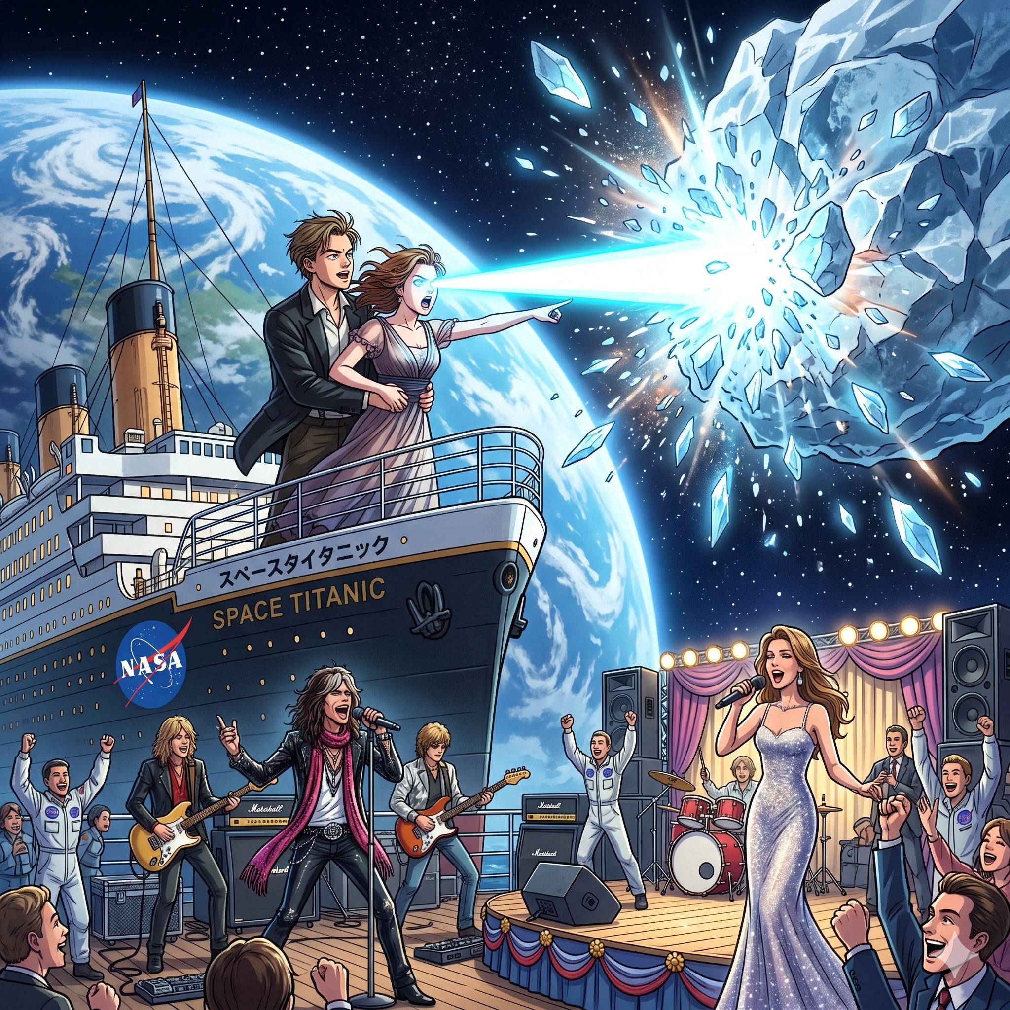 ウソ映画「タイタニック・アルマゲドン」 | の人気AIイラスト・グラビア
