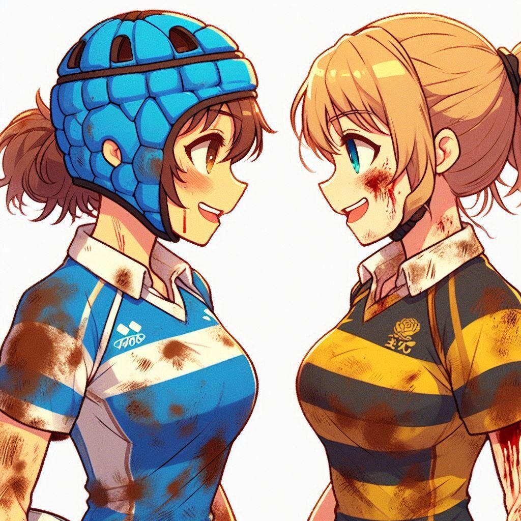 🏉泥まみれの女子ラグビー 134