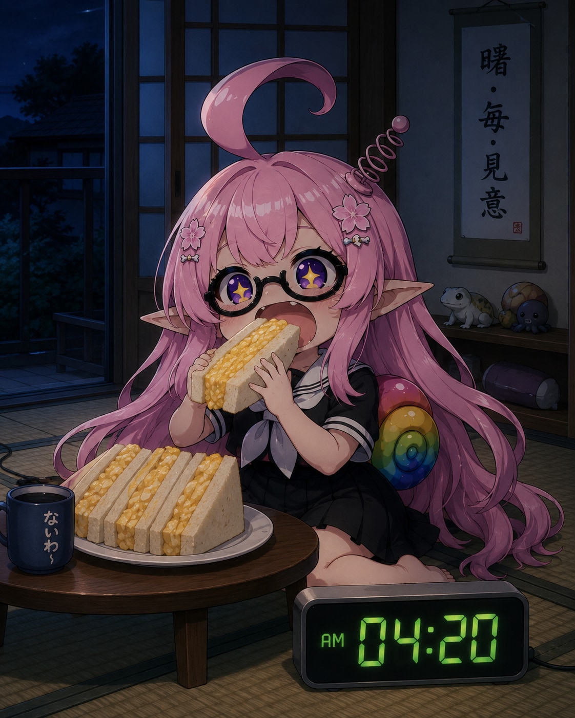 無性にたまごサンドが食べたかったので早朝からコンビニ行ってきました