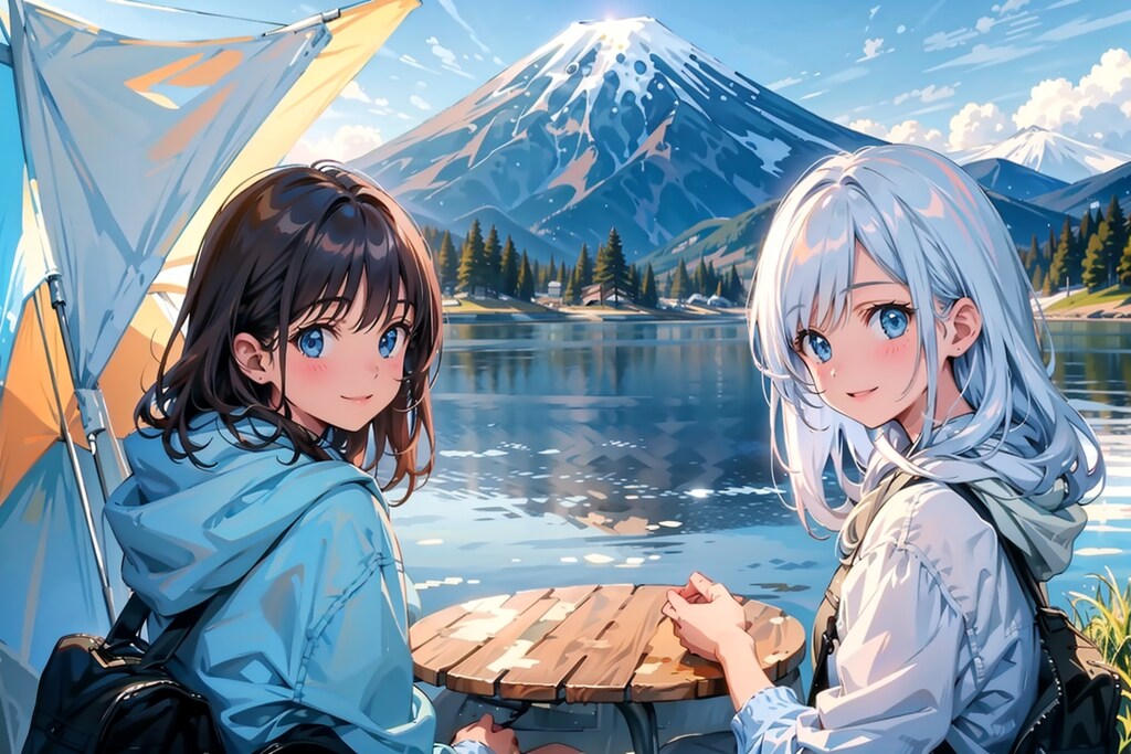 冬のマウント富士