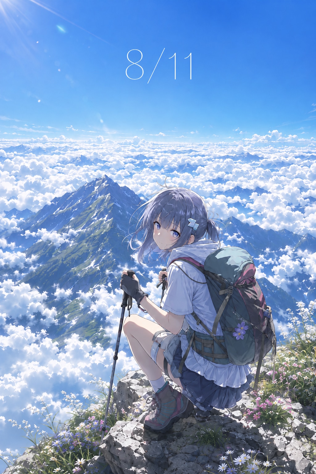 雲海の頂で、振り返る夏