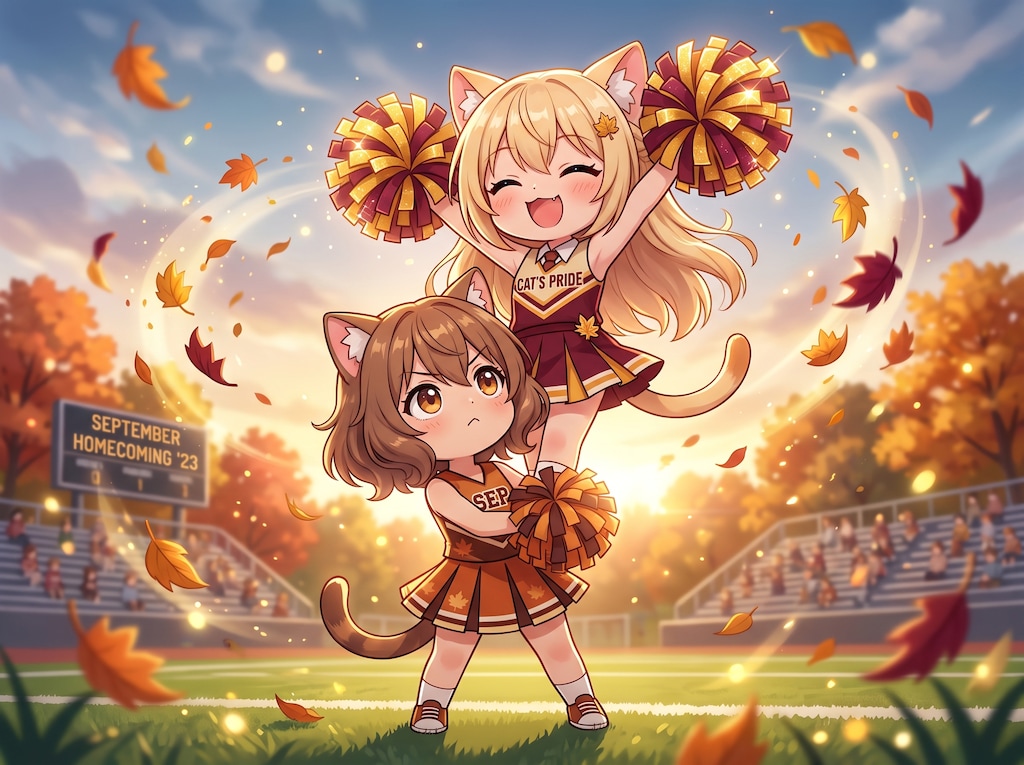 9月のチアガール