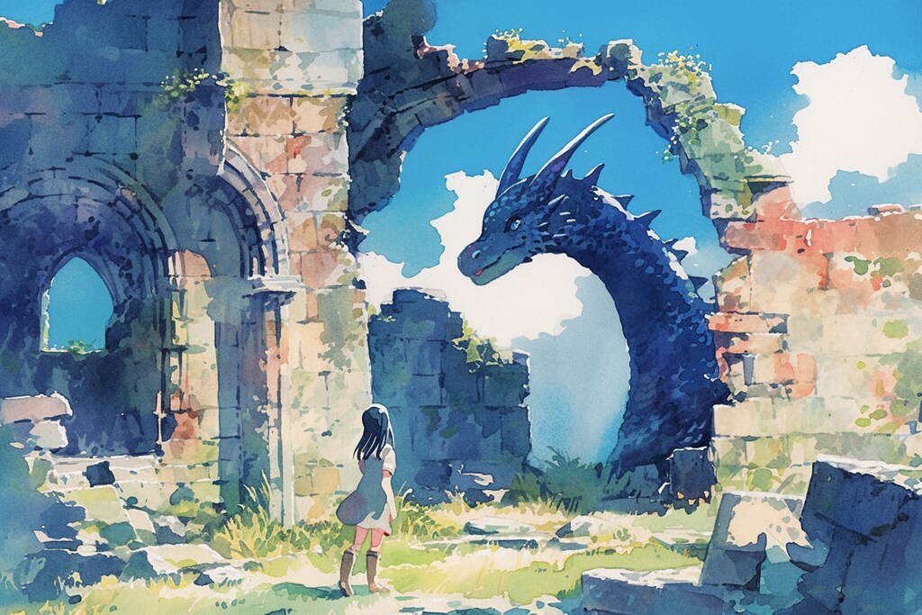 ドラゴンと少女（竜騎士）91