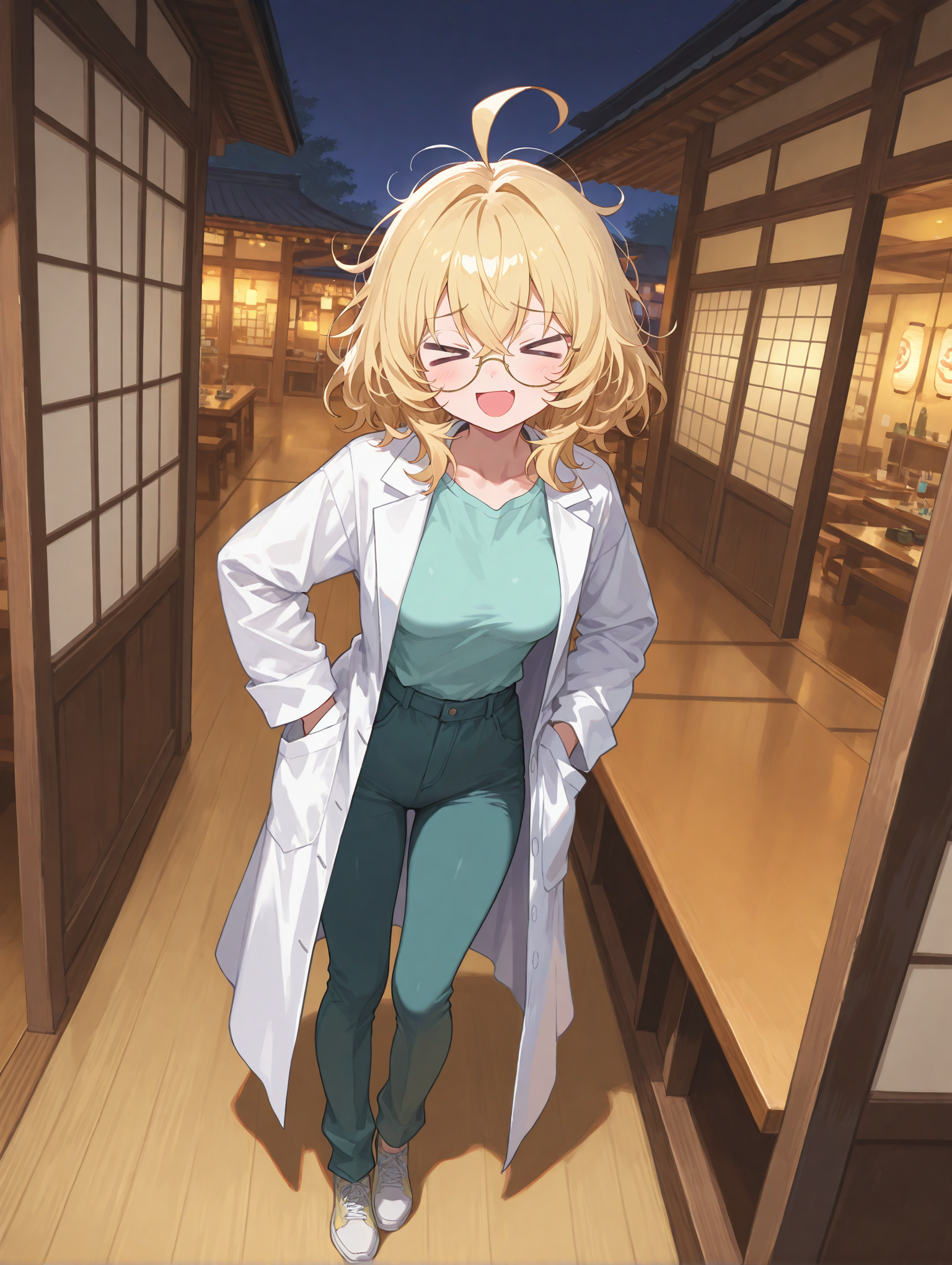 楓花家＋桐島、四日間だけの温泉休暇 【三日目：残った一人】 | の人気AIイラスト・グラビア