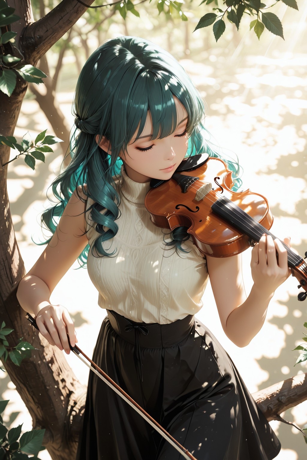 Beautiful Violinist Girl（美人なヴァイオリニスト。【木漏れ日篇】）