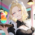 【うちの子ママ】セラさんのメイド喫茶体験 6枚目