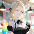 【うちの子ママ】セラさんのメイド喫茶体験 5枚目