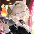 【うちの子ママ】セラさんのメイド喫茶体験 4枚目